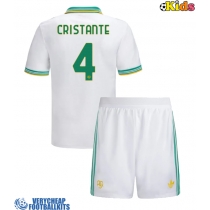 AS Roma Bryan Cristante #4 Replica Third Minikit 2025-26 Short Sleeve (+ pants)